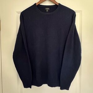 Men’s J. Crew Cashmere Sweater Size Small in Navy